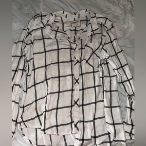 Black and white flannel